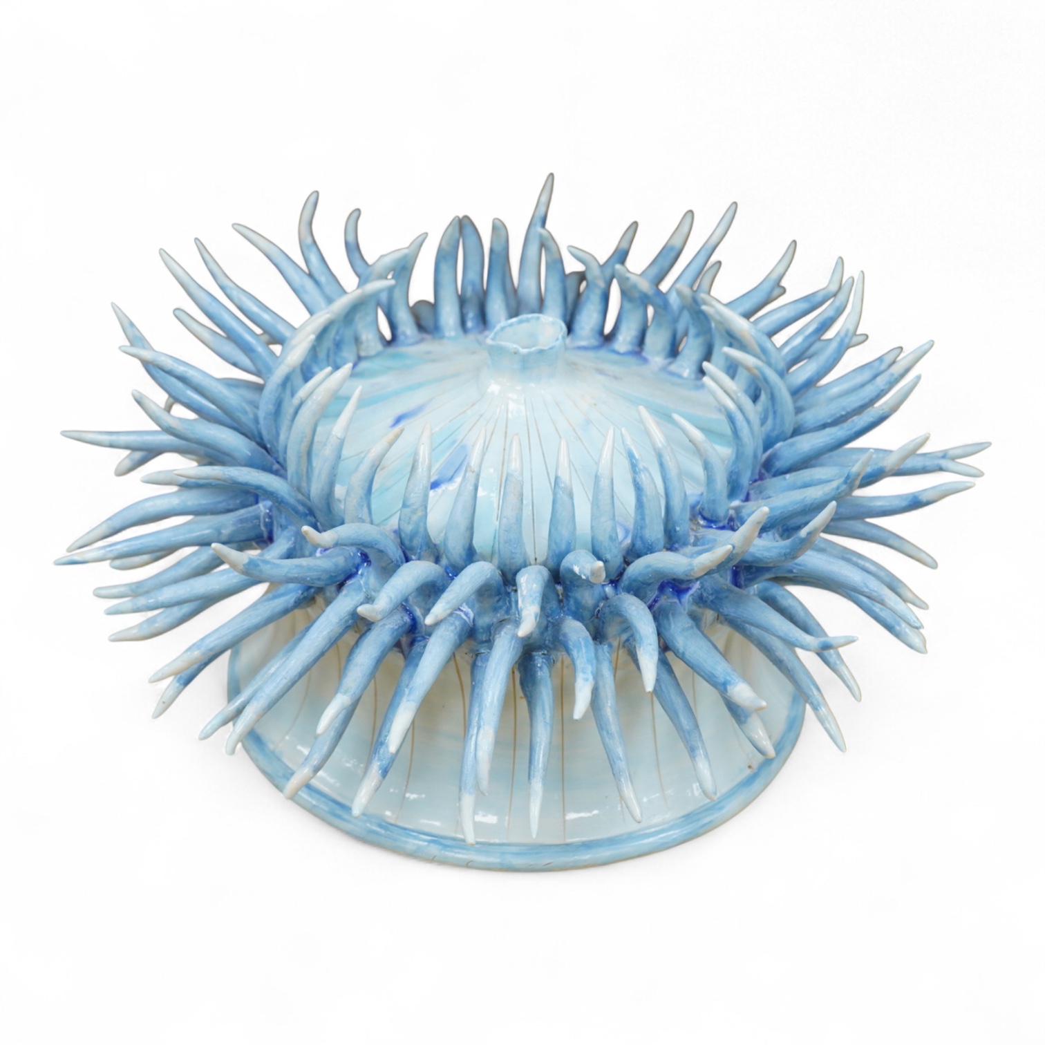 Frances Doherty, a Long Tentacle Anemone ceramic sculpture, 38cm in diameter